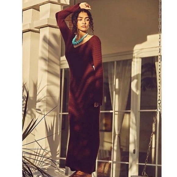 Free People Dresses & Skirts - Free People Colbie Fauxchet Sweater Maxi Dress